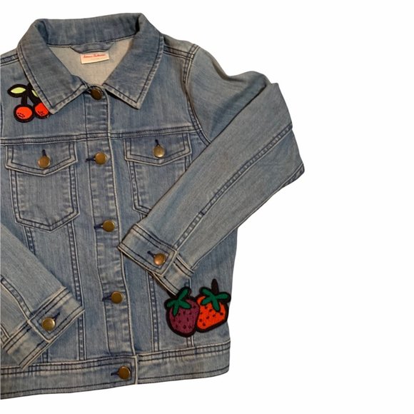 Hanna Andersson Fruit Patch Denim Jacket - Picture 3 of 5